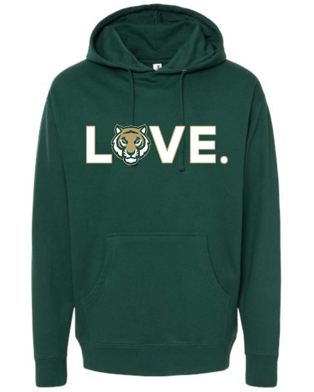 2026 Adult Green & Gold Hoodie PREORDER