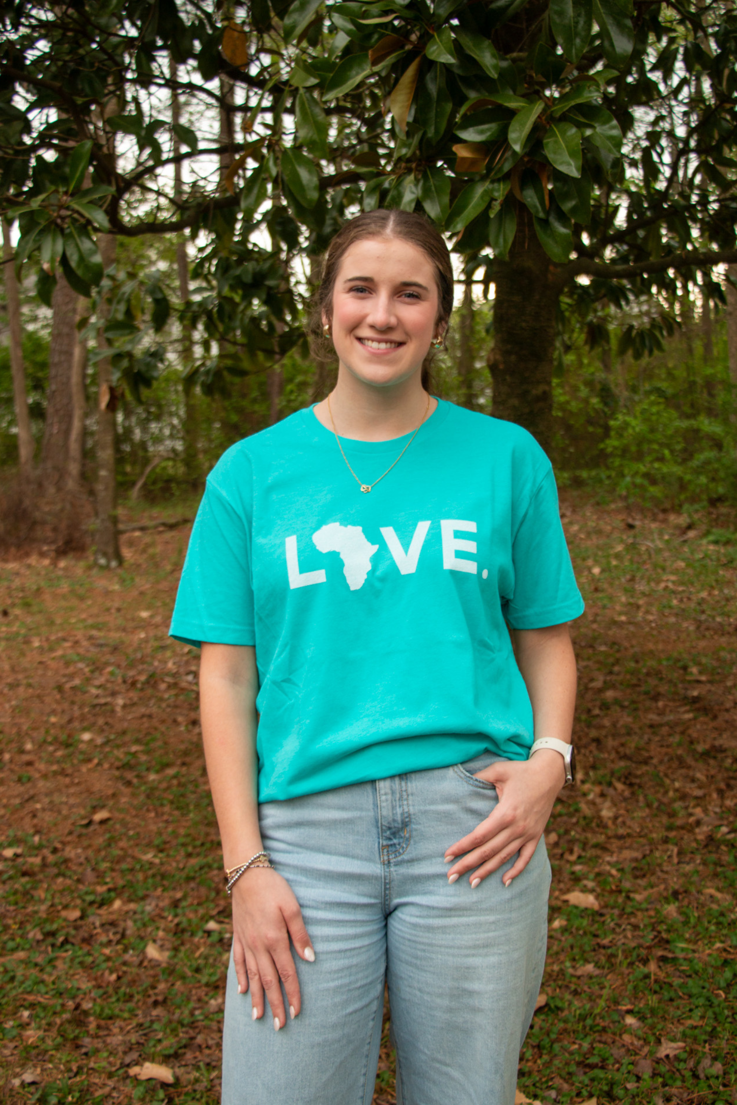 Adult Tee Tahiti Blue – LIVE2540
