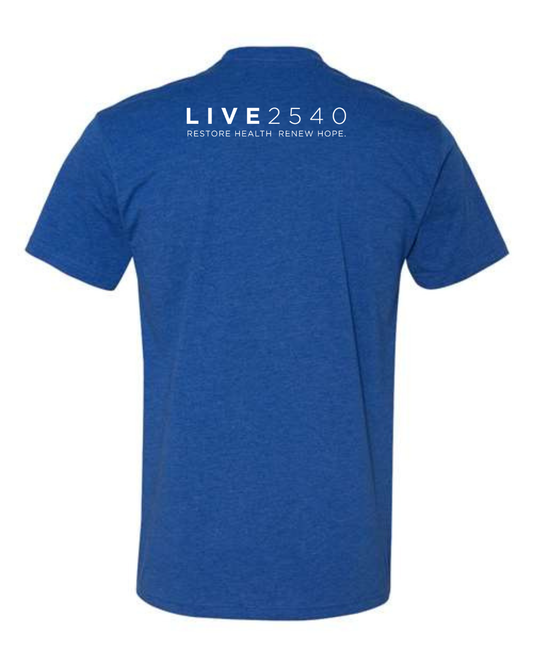 2026 Adult Blue & Gold Spirit Tee PREORDER