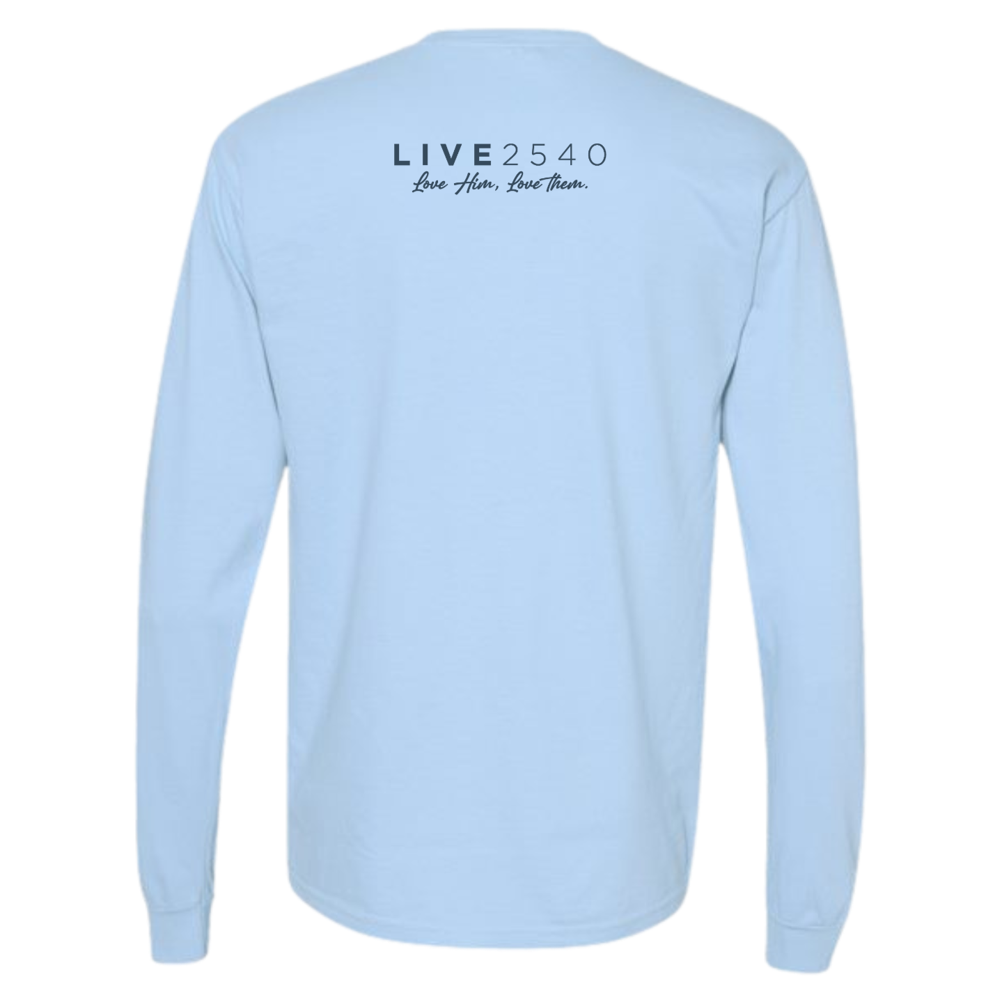 2025 Adult Comfort Colors Long Sleeve Hydrangea – LIVE2540