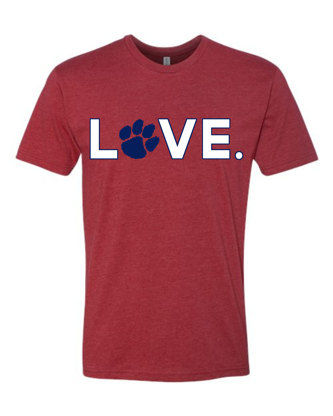 2026 Adult Maroon & Navy Spirit Tee PREORDER