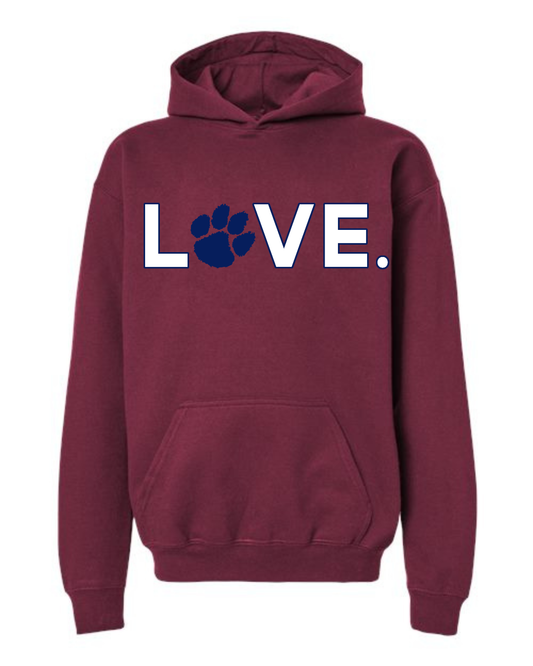 2026 YOUTH Maroon & Navy Hoodie PREORDER