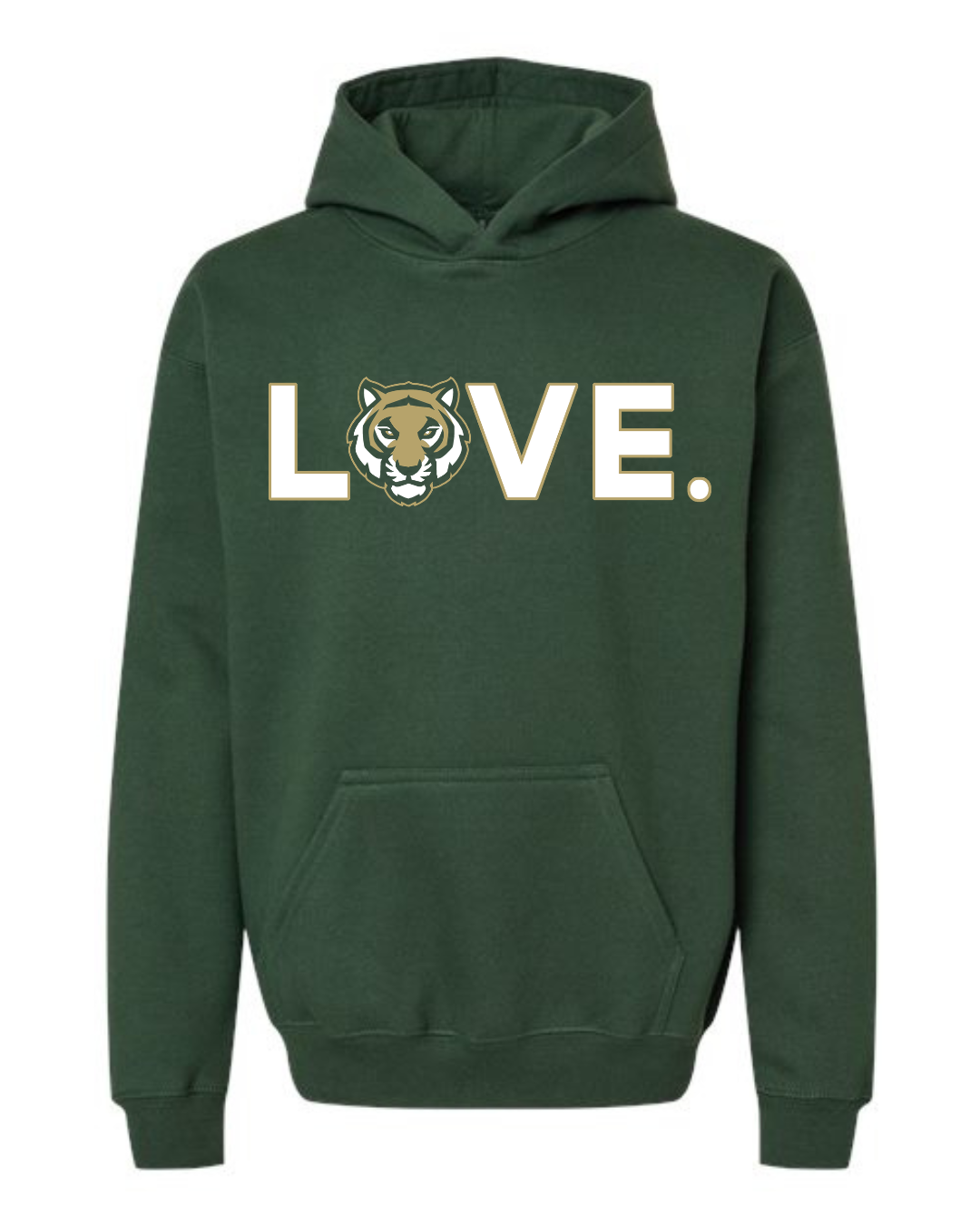 2026 YOUTH Forest Green & Gold Hoodie PREORDER