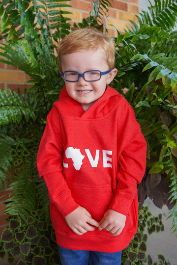 2025 Youth Hoodie Vintage Red