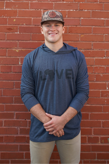 2025 Adult Next Level Hooded Tee Charcoal