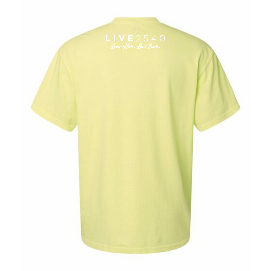 2024 Adult Comfort Colors Neon Lemon