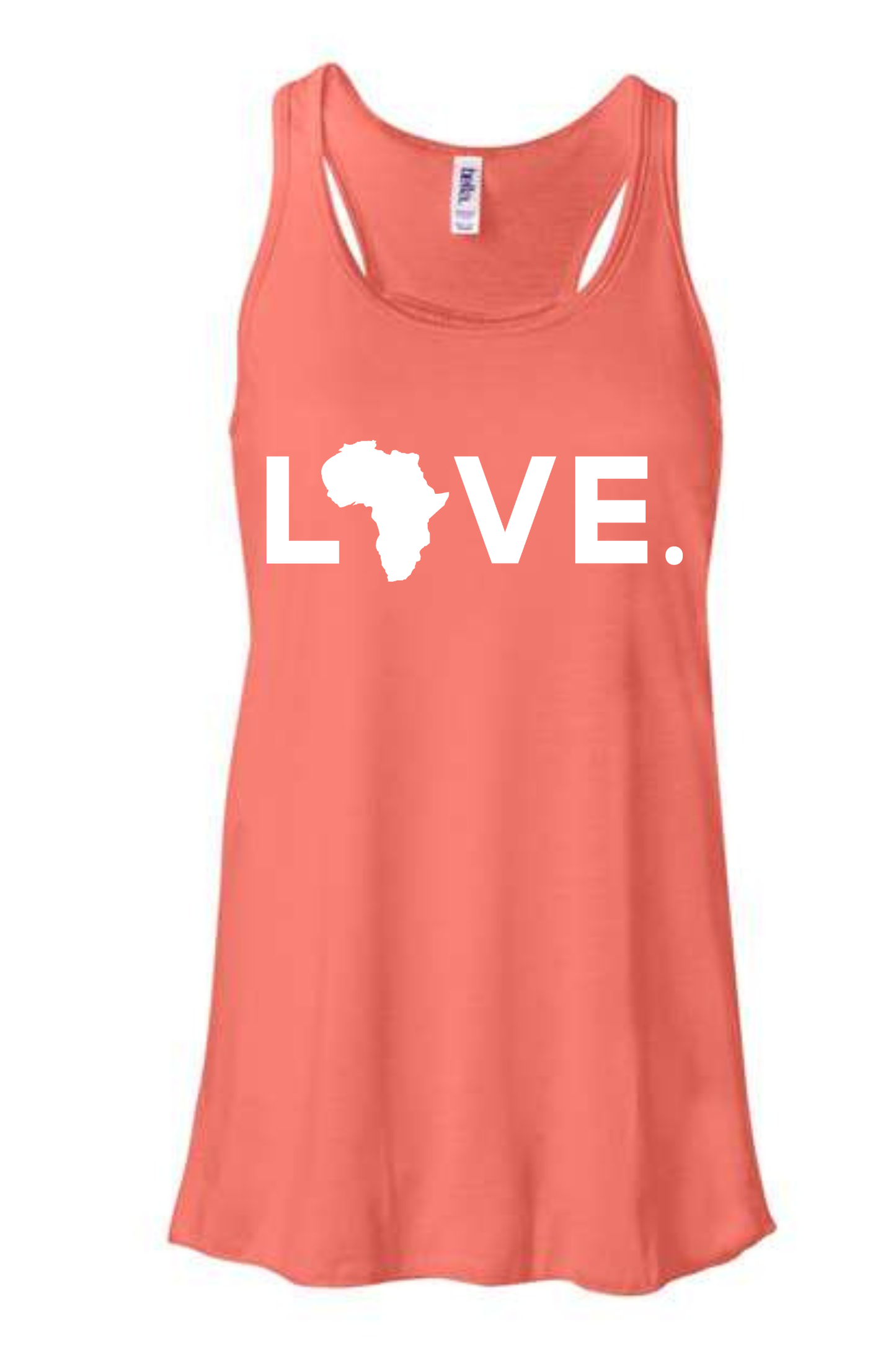 2026 Women's Tank Racerback- Coral
