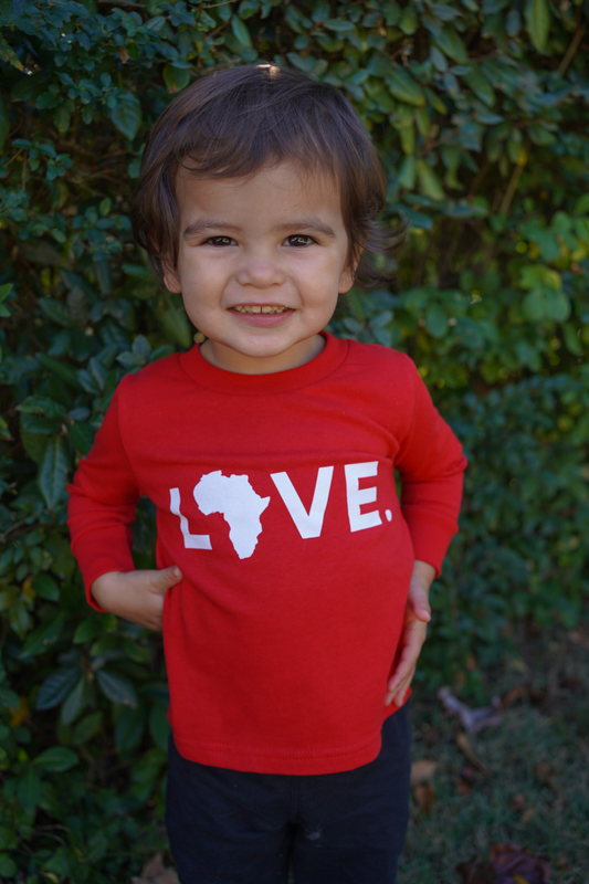 2025 Longsleeve Toddler Tee Red