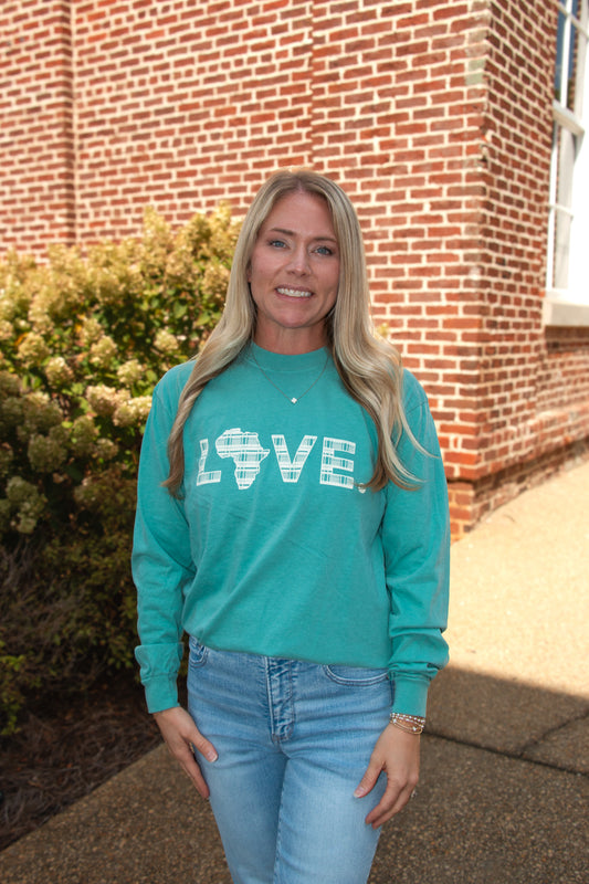 2026 Adult Comfort Colors Long Sleeve Seafoam