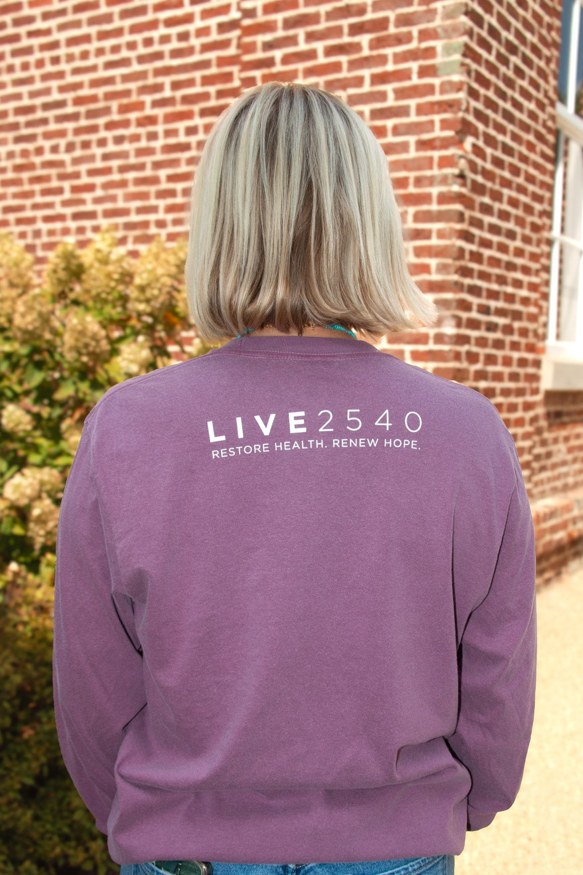 2026 Adult Comfort Colors Long Sleeve Berry Pocket Tee