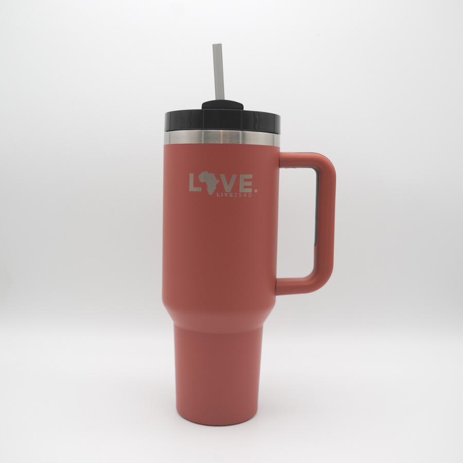 LOVE. Tumblers with Handle & Straw (40 Ounce) – LIVE2540