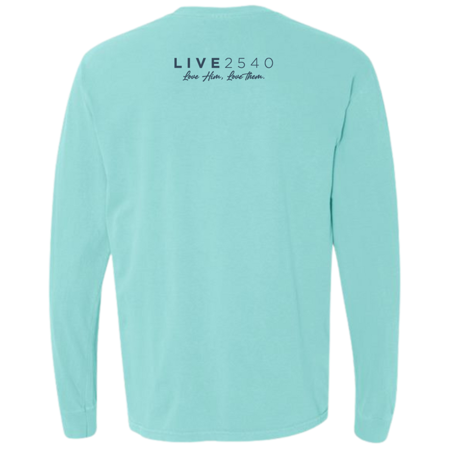 2025 Adult Comfort Colors Long Sleeve Chalky Mint