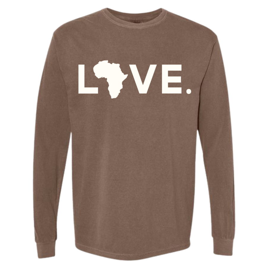 2025 Adult Comfort Colors Long Sleeve Espresso