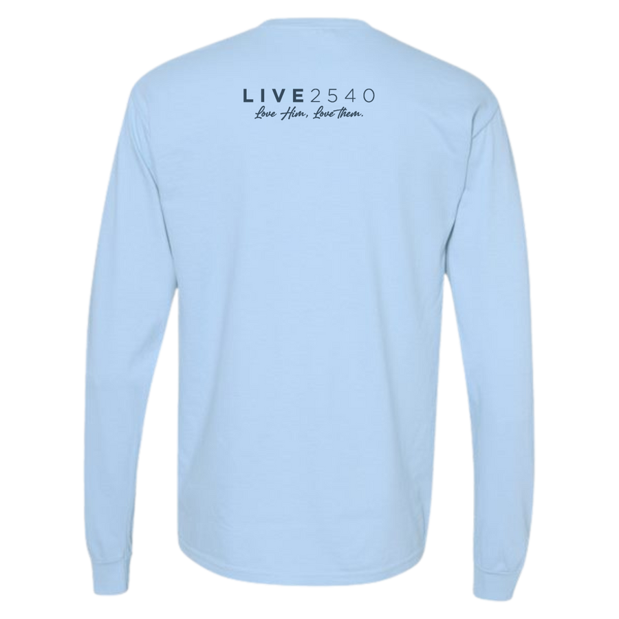 2025 Adult Comfort Colors Long Sleeve Hydrangea