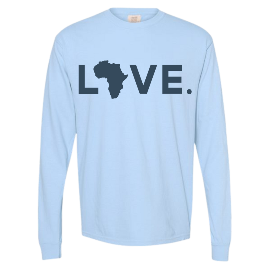 2025 Adult Comfort Colors Long Sleeve Hydrangea