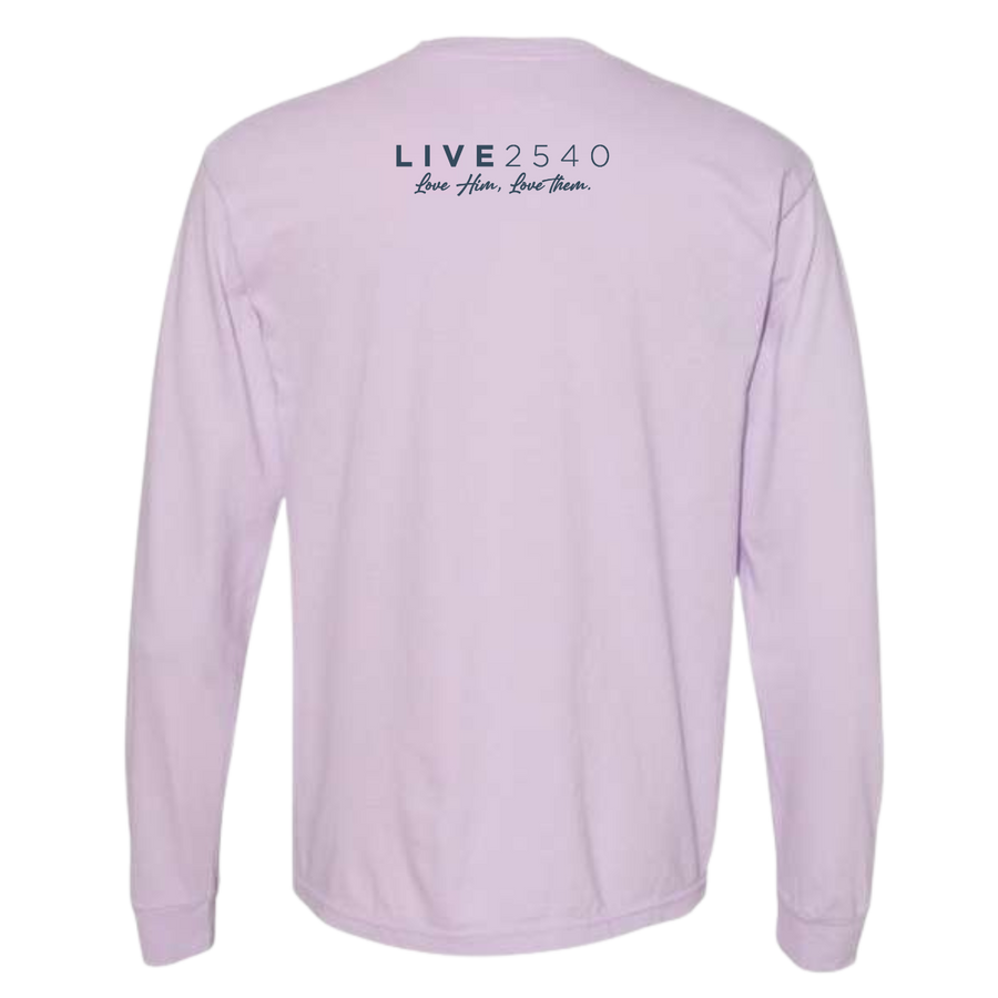 2025 Adult Comfort Colors Long Sleeve Orchid