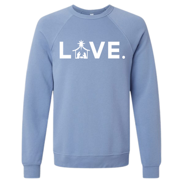 2025 Lavender Blue Christmas Bella Canvas SWEATSHIRT PRE ORDER