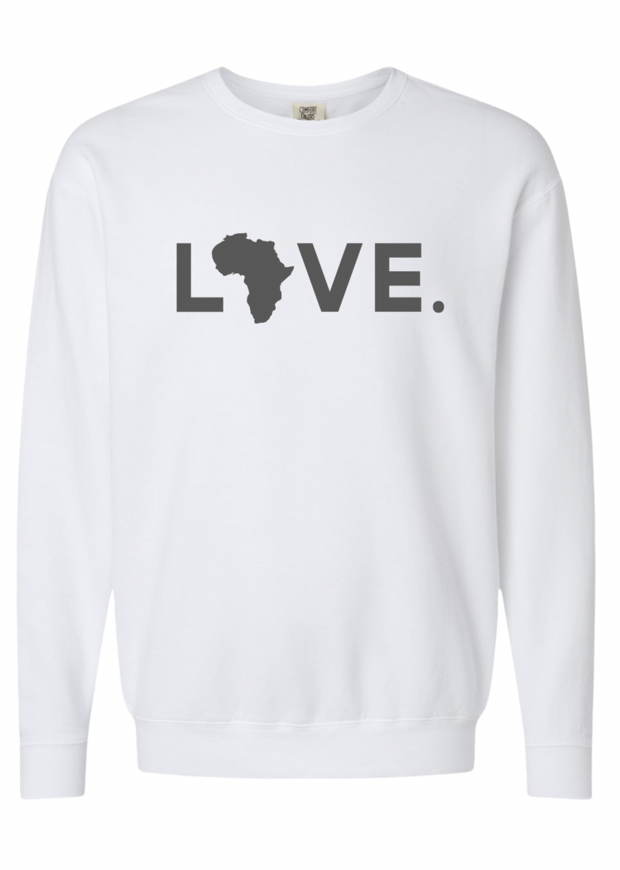 2024 Adult Comfort Colors Sweatshirt White
