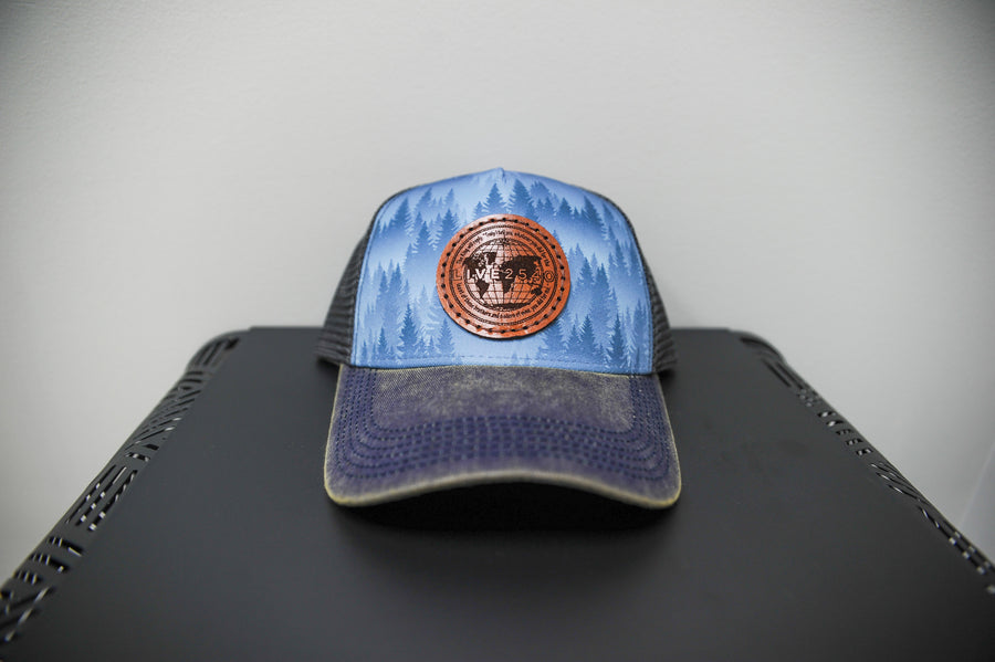 Blue Trees LIVE2540 Leather Patch Hat