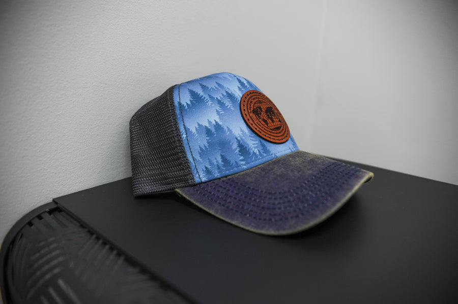 Blue Trees LIVE2540 Leather Patch Hat
