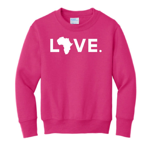 2026 Youth Sweatshirt Hot Pink
