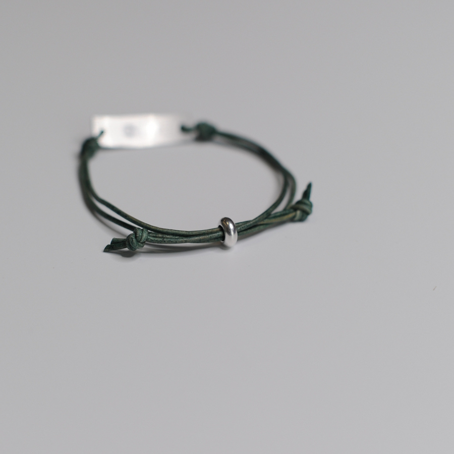 LOVE Slide Bracelet Leather & Charm by Lunatique