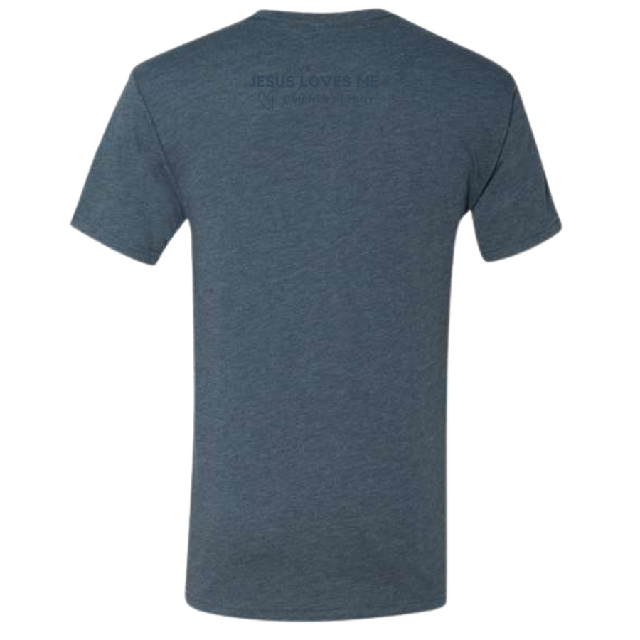 Indigo Jesus Loves Me Children's Center Tee