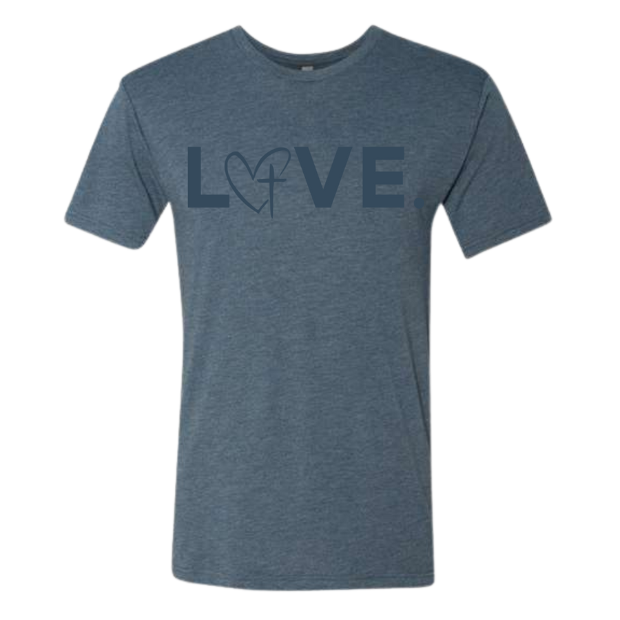 Indigo Jesus Loves Me Children's Center Tee
