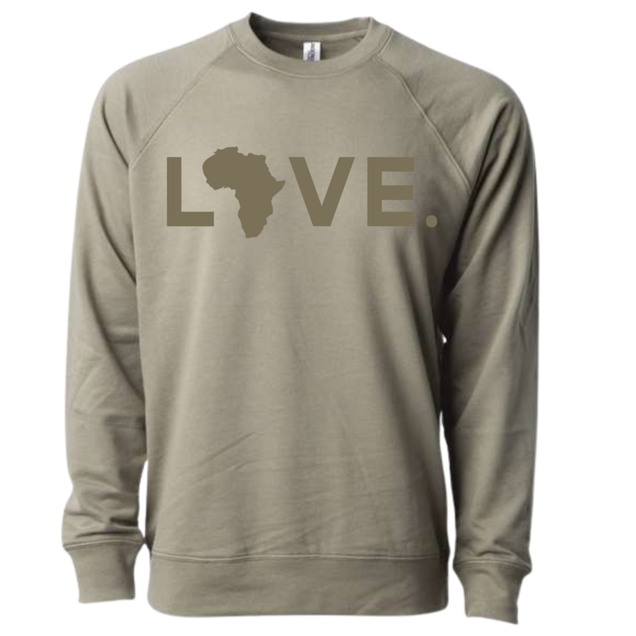 2025 Adult Terry Crewneck Sweatshirt Olive