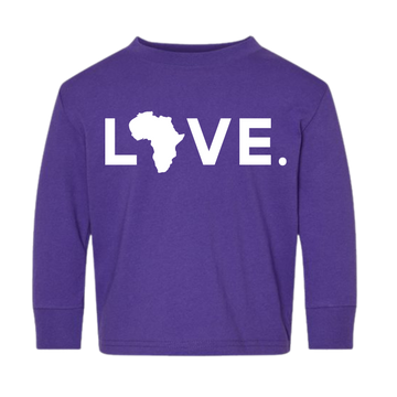 2025 Longsleeve Toddler Tee Purple