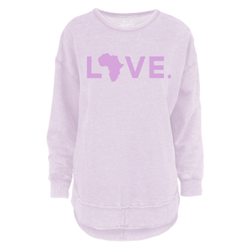 2025 Royce Vintage Poncho Fleece Lavender