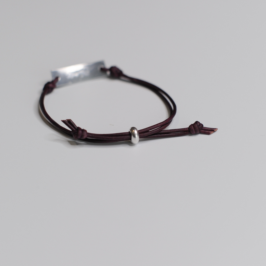 LOVE Slide Bracelet Leather Charm by Lunatique LIVE2540