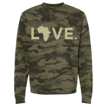 2025 Fleece Forest Camo Crewneck Sweatshirt