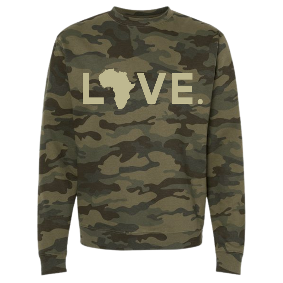 2025 Fleece Forest Camo Crewneck Sweatshirt