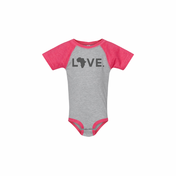 2024 Infant Baseball Onesie - Hot Pink