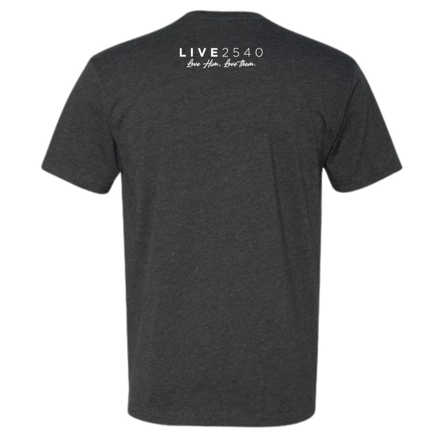 Adult Tee Heather Charcoal Gray