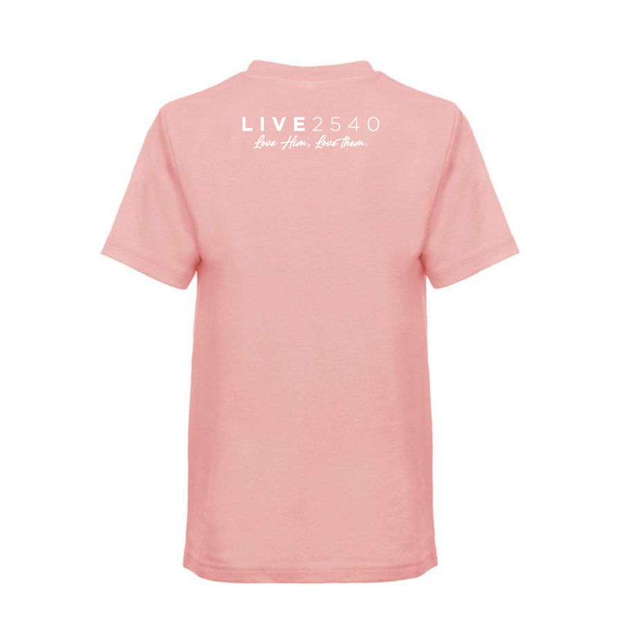 2023 Youth Tee Light Pink