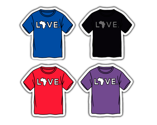 Sticker LOVE. Shirt
