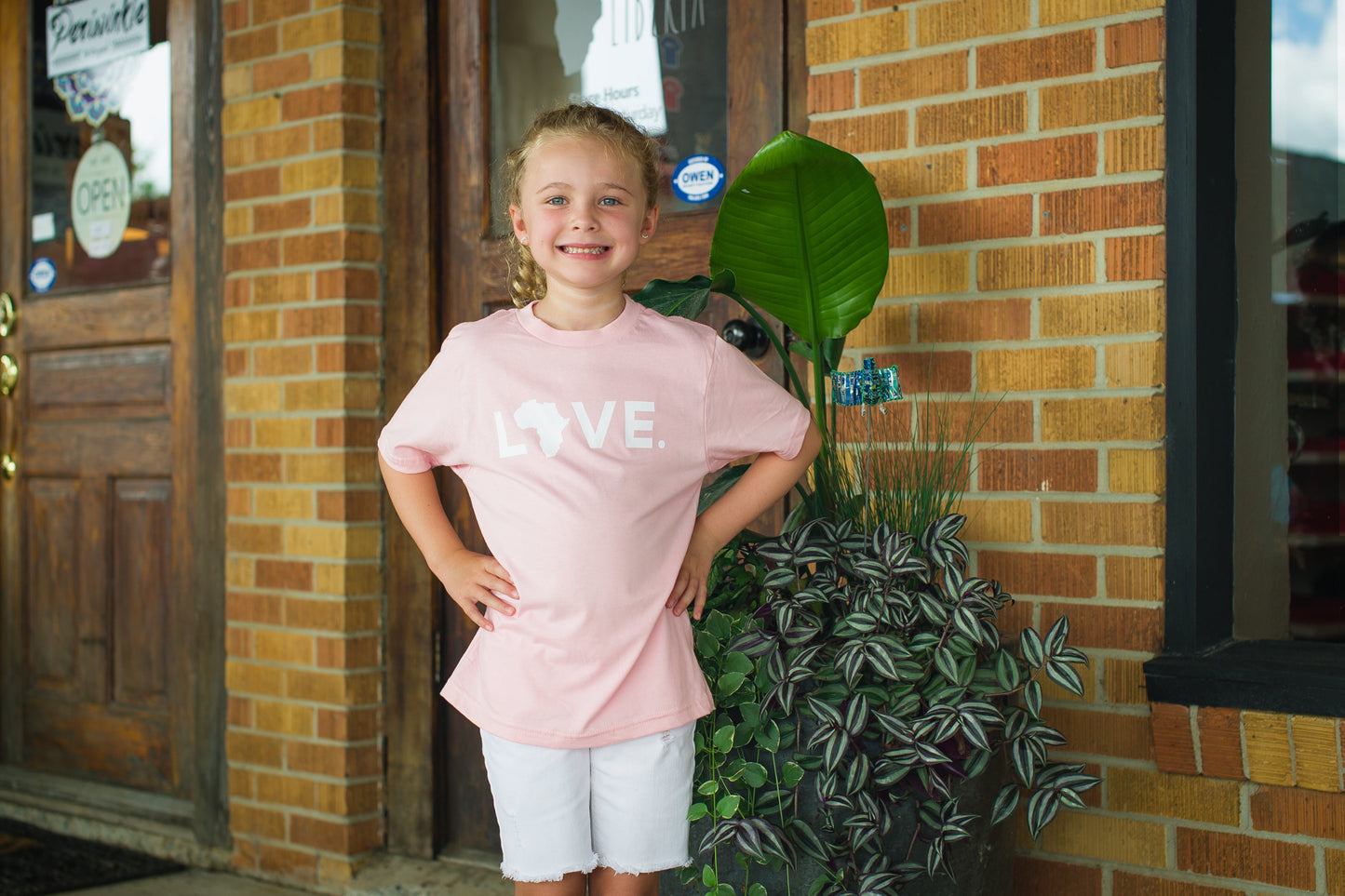 Youth Tee Light Pink